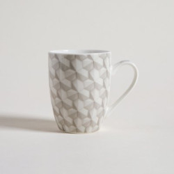 Mug De Porcelana 3D Grey 340 Ml (MSK) 11569