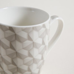 Mug De Porcelana 3D Grey 340 Ml (MSK) 11569