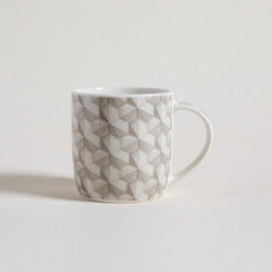 Mug De Porcelana 3D Grey 350 Ml (MSK) 11570