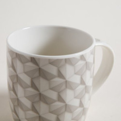 Mug De Porcelana 3D Grey 350 Ml (MSK) 11570