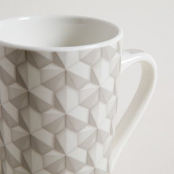 Mug De Porcelana 3D Grey 370 Ml (MSK) 11571