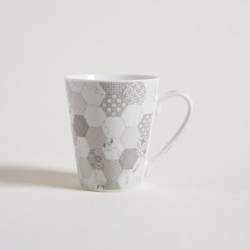 Mug De Porcelana Calcareo Grey 310 Ml (MSK) 11574