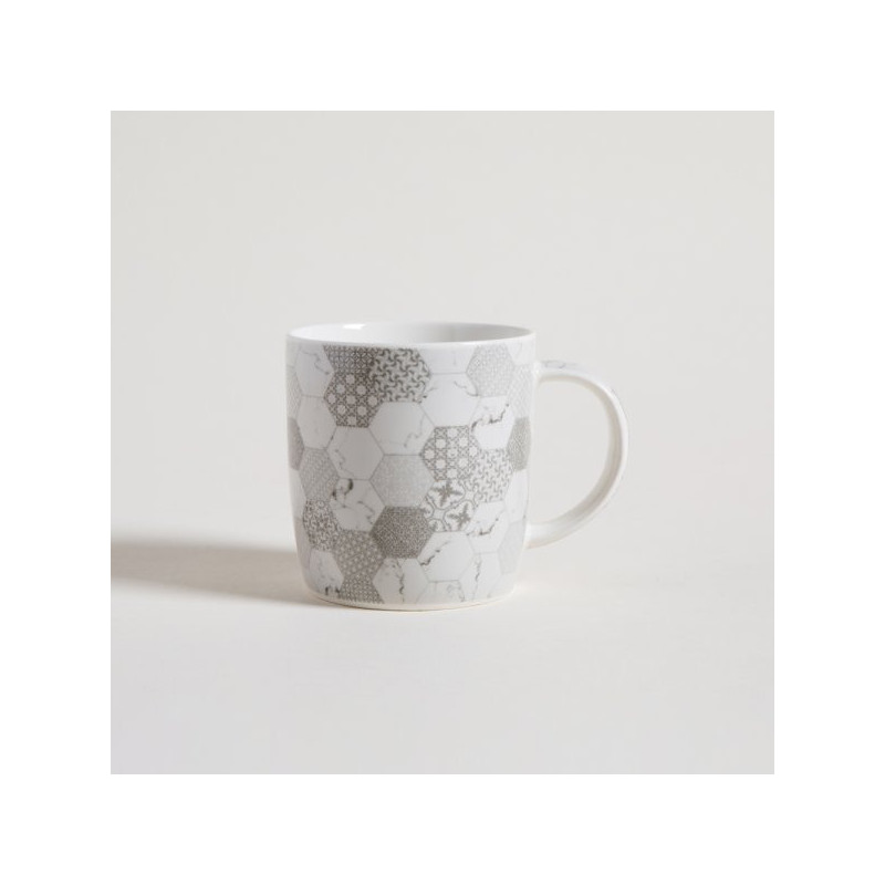 Mug De Porcelana Calcareo Grey 350 Ml (MSK) 11576