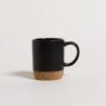 Mug Net Black Base De Corcho 190 Ml (MSK) 11669