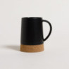 Mug Net Black Base De Corcho 410 Ml (MSK) 11671