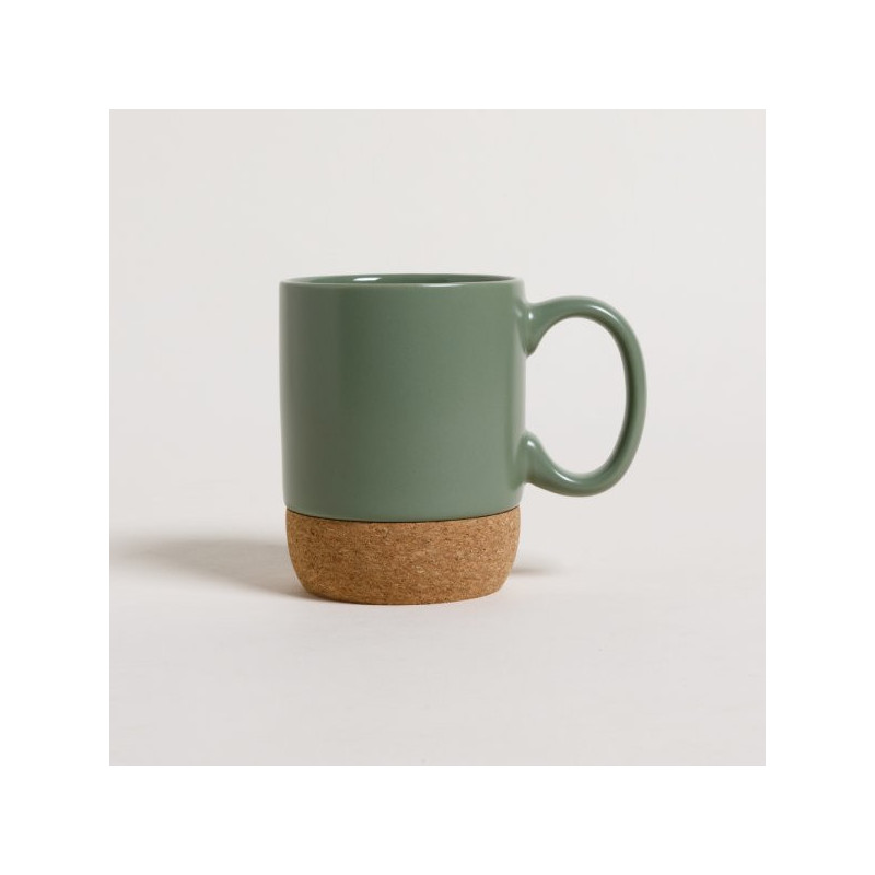 Mug Net Green Base De Corcho 400 Ml (MSK) 11673