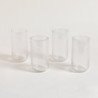 Set X 4 Vasos De Vidrio Fira 550 Ml (MSK) 13440