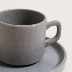 Taza Y Plato Net Granite 184 Ml (MSK) 14153