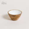 Bowl De Madera Esmaltada Saha 12,5X7 Cm (MSK) 15061