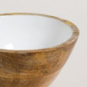 Bowl De Madera Esmaltada Saha 12,5X7 Cm (MSK) 15061