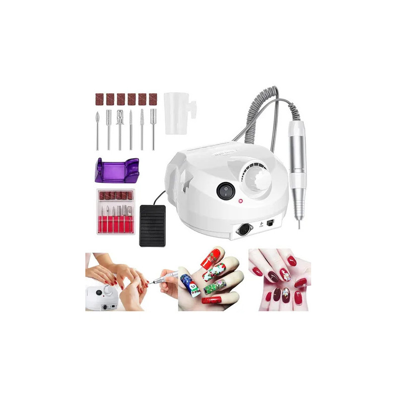 Torno Electrico Uñas Manos Pies Manicuria Pedicuri