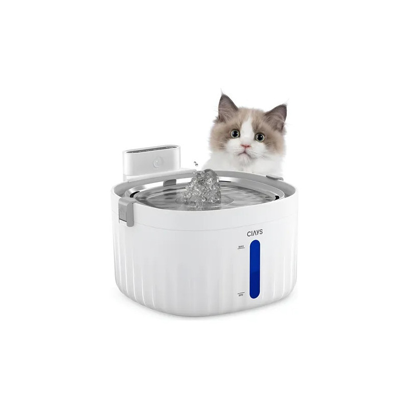 Bebedero Fuente Agua Mascotas Acero Inoxidable Bla