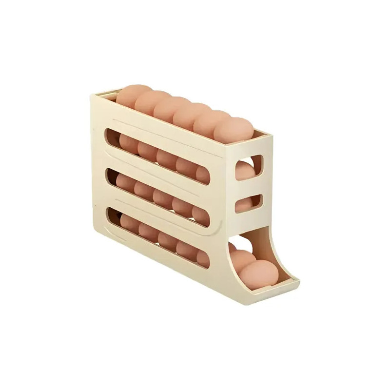 Huevera Deslizante Organizador Huevos Apilable Cav