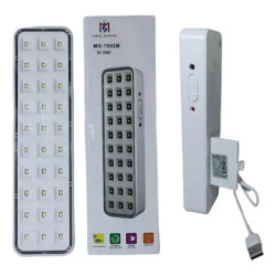 Luz emergencia Ming Sheng MS-7002M blanca