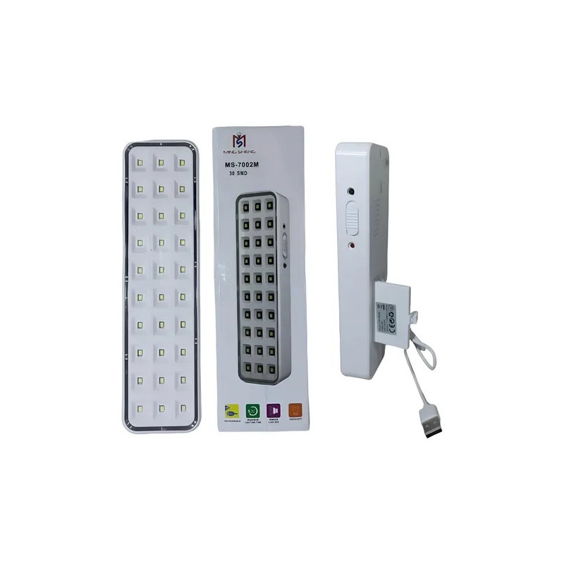 Luz emergencia Ming Sheng MS-7002M blanca