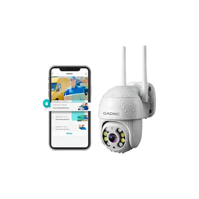 Cámara Seguridad Wifi IP Gadnic DM200W FHD