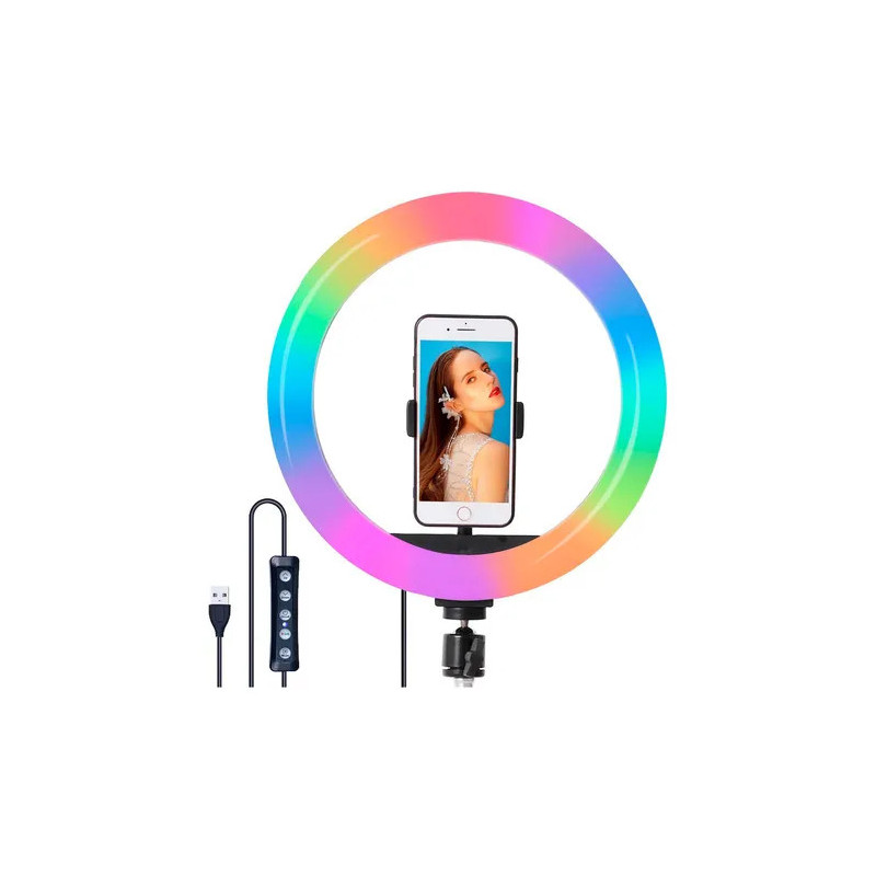 Aro Luz Gadnic Selfies Led Soporte Celular