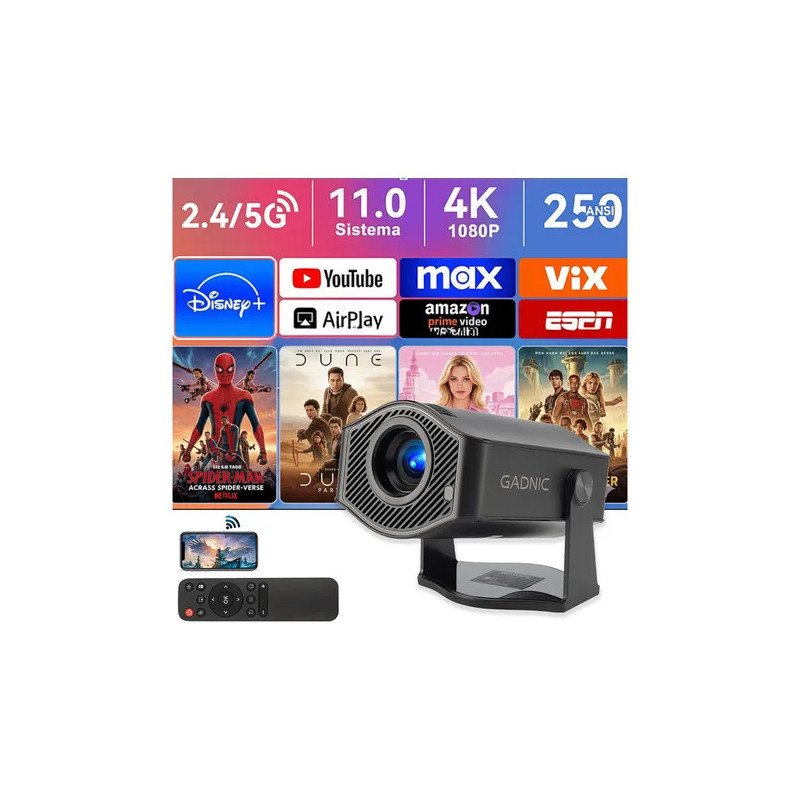 Proyector Gadnic HM-400 PRO 9500 Lúmenes Add