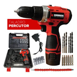 Taladro Percutor A Bateria 12v Kommberg 10mm