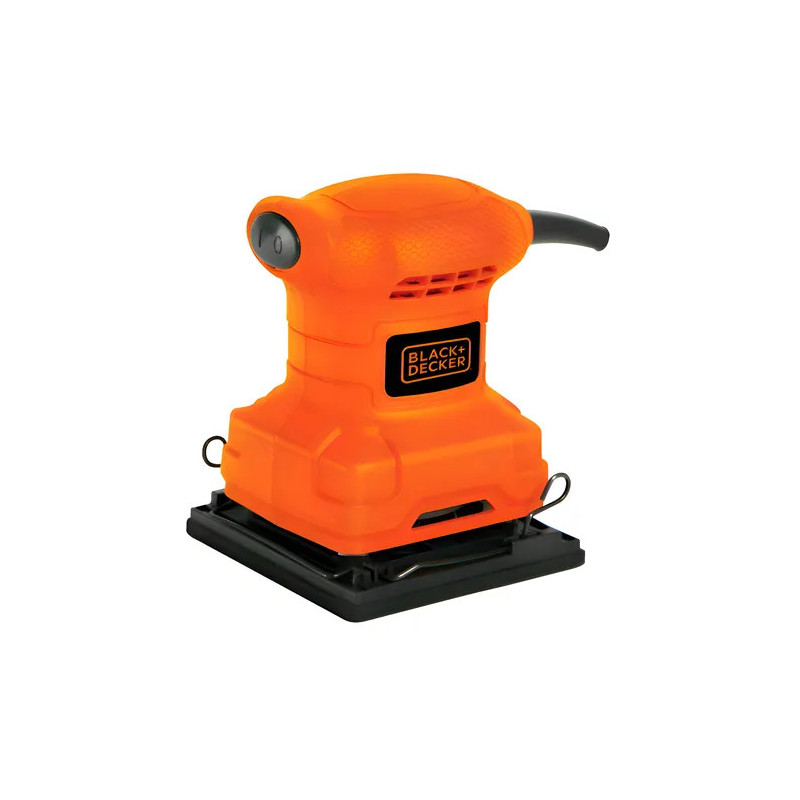 Lijadora Orbital 200w 1/4 Hoja Black &