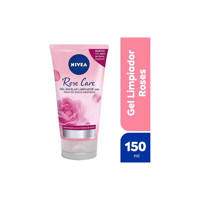 Gel Limpiador Micelar Nivea Rose Care 150