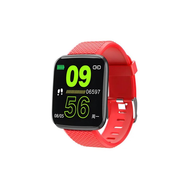 Smart Watch Gtc Swg-003 Reloj Inteligente Roja