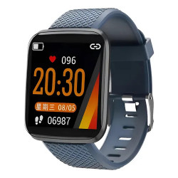 Reloj Gtc Smartwatch Swg-003-a Azul Milanés Amaril