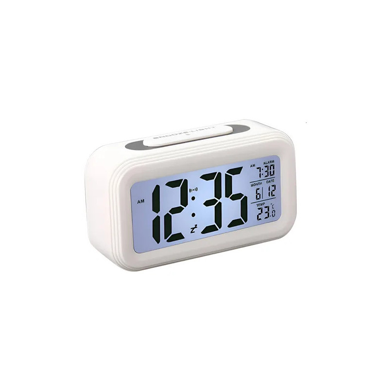 Reloj despertador digital sensor luz Genérica DESP