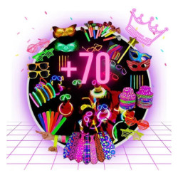 Set Cotillón Más 70 Artículos Fiesta Carnaval