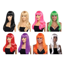 Peluca Larga Largo Lacia Lacio Varios Cotillon