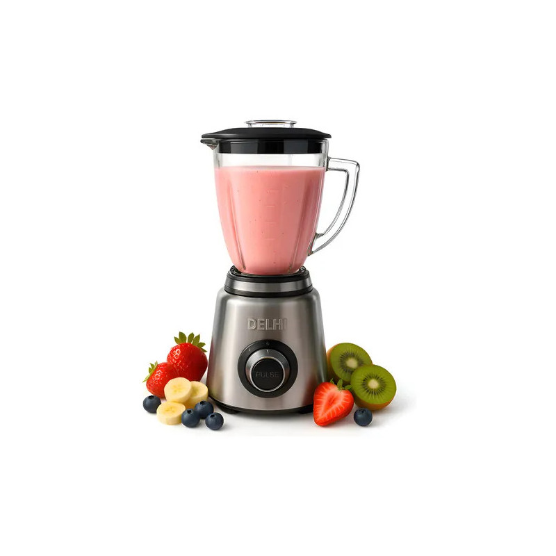 Licuadora Vaso 1000w 1.5l Acero Inox Jarra