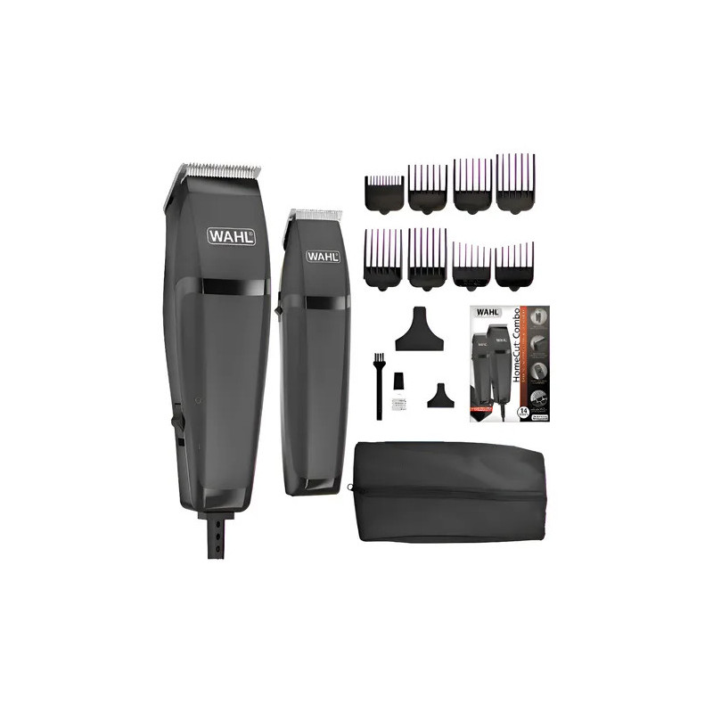 Combo Maquina Cortar Pelo Wahl Trimmer Homecut