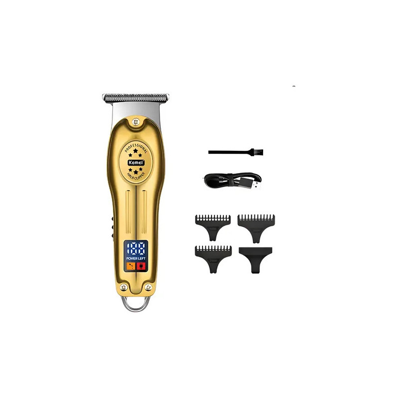 Recortadora Trimmer Patillera T Kemei Km-678 Barbe