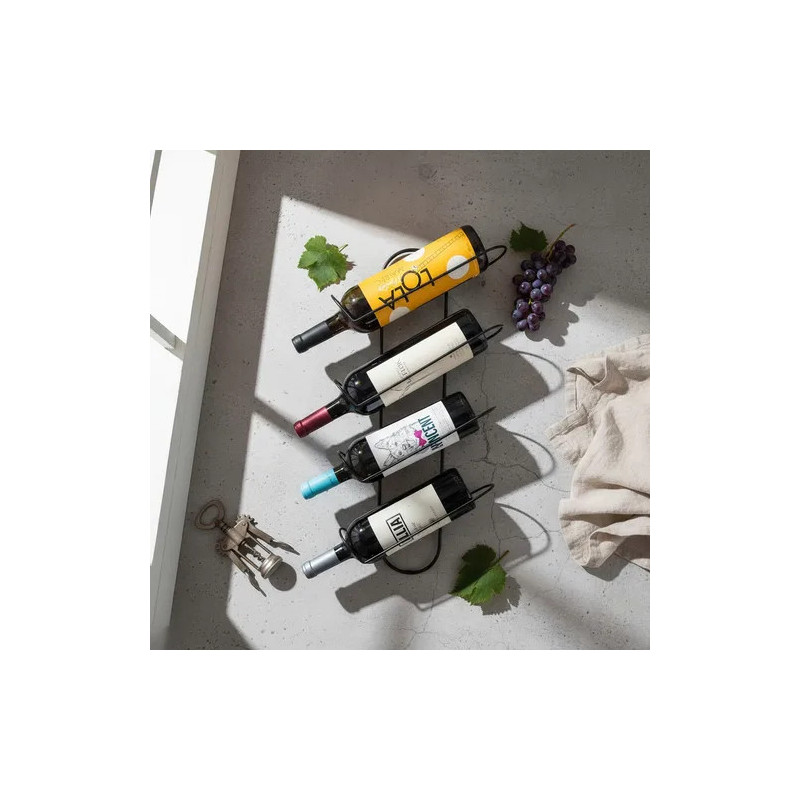 Vinoteca Bodega Pared Vinos Colgante 4 Botellas