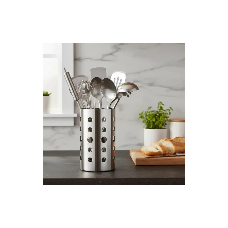 Escurridor Cubiertos Organizador Cocina Acero Inox