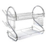 Escurridor Secaplatos 2 Pisos Cromado Platos Tazas