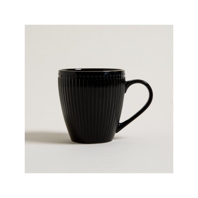 Mug Acapulco Black Borde Dorado 400Ml (MSK) 11491