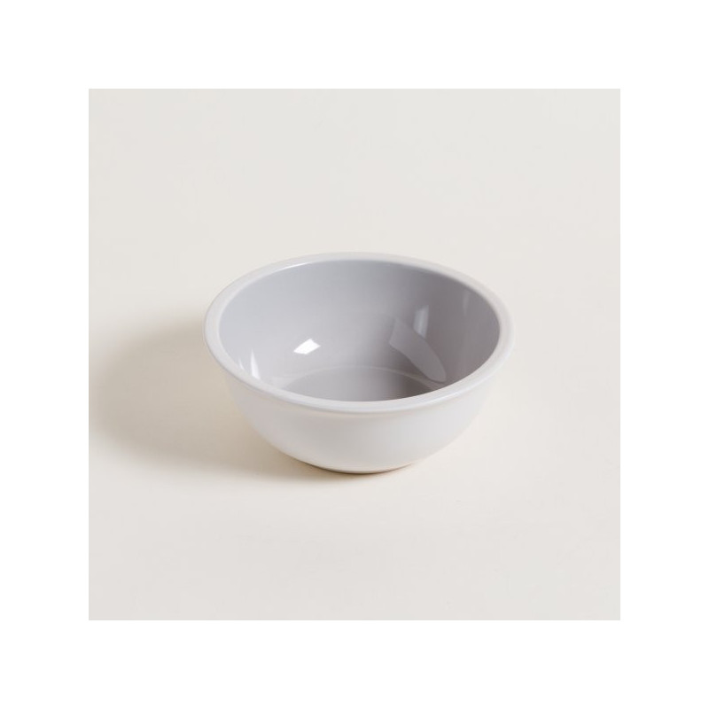 Bowl Charles Gris Con Borde Blanco 17X6,5Cm (MSK) 9036