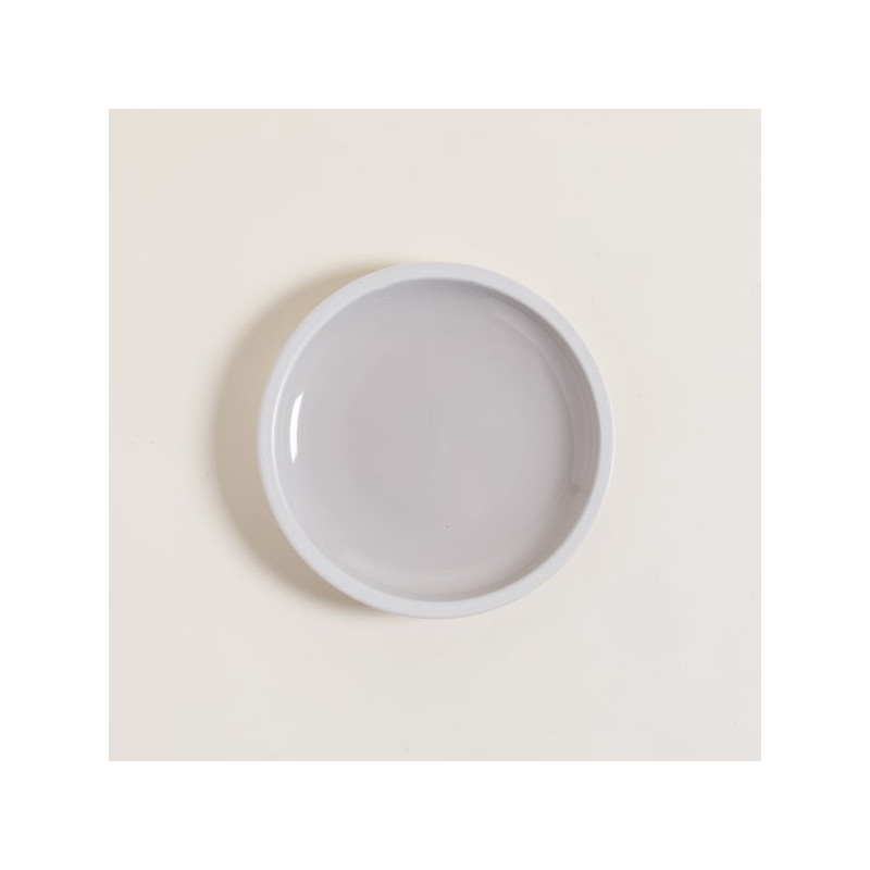 Plato De Postre Charles Gris Con Borde Blanco 20,5Cm (MSK) 12121