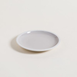 Plato De Postre Charles Gris Con Borde Blanco 20,5Cm (MSK) 12121