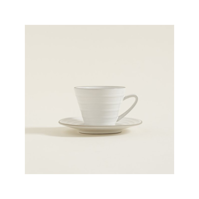 Taza Y Plato Jinan 220Ml 16,5Cm (MSK) 14145