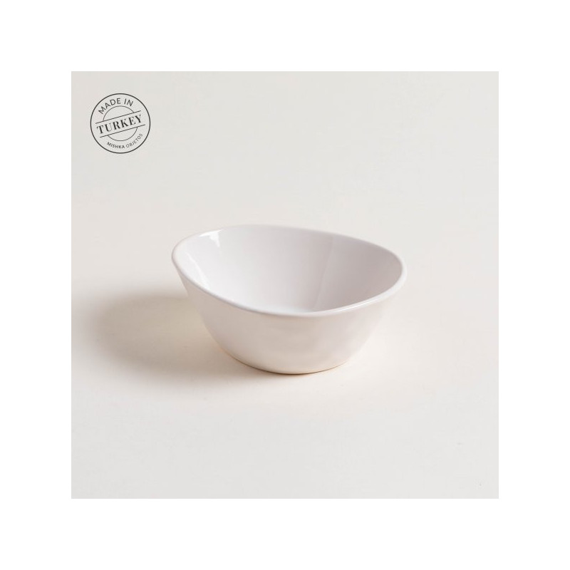 Bowl Irregular Umay Crema 17Cm (MSK) 9201