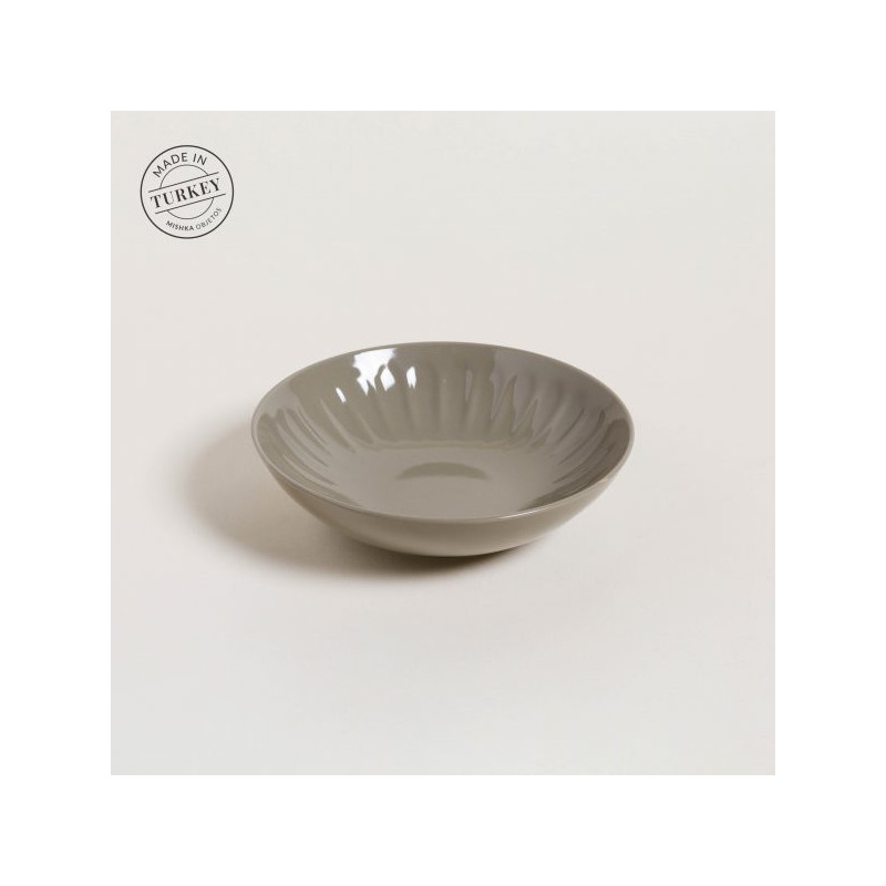 Bowl Efeso Grey 21Cm 720Ml (MSK) 9172