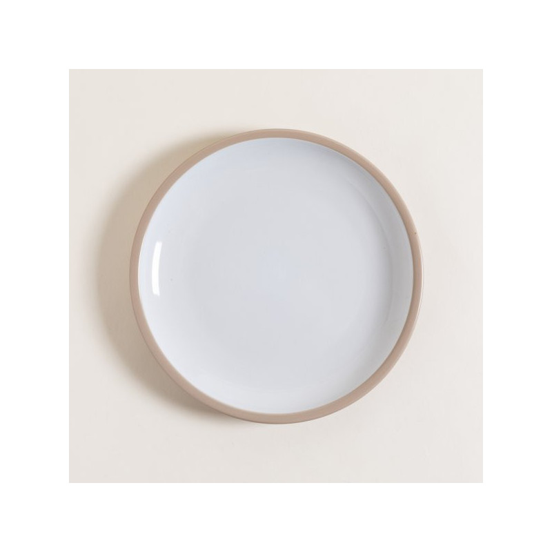 Plato Playo Tai Blanco Y Beige 27Cm (MSK) 12376