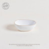 Bowl Chico Zarzis Blanco Brillante Con Borde Natural 12.5X9Cm (MSK) 9040