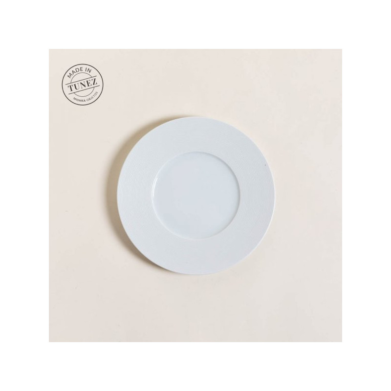 Plato De Postre Douz Lineas 23Cm (MSK) 12142