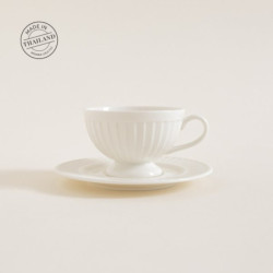 Taza Y Plato Drape 180Ml (MSK) 14141