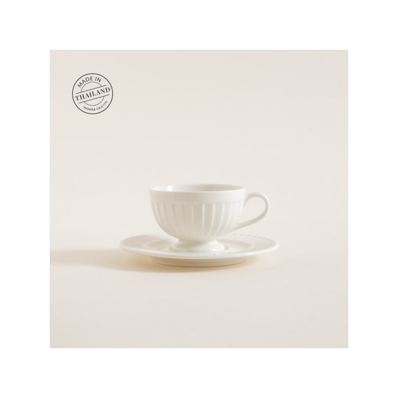 Taza Y Plato Drape 120Ml (MSK) 14140