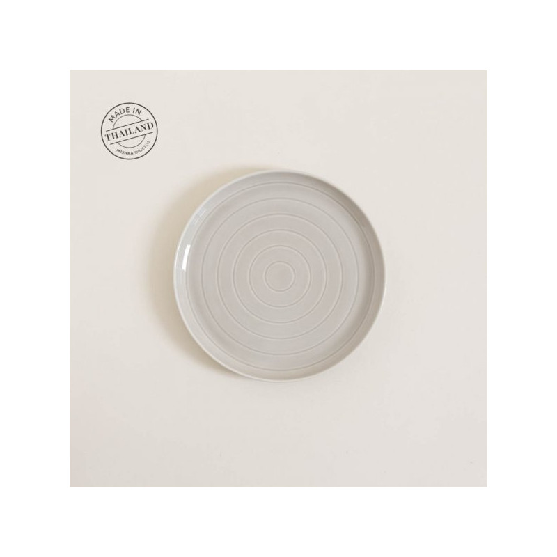 Plato De Postre Beat Gray 21Cm (MSK) 12108