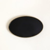 Bandeja De Polipropileno Negra Oval 28X17.5Cm (MSK) 8706